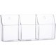 Wall-mounted remote control storage box Mobile phone charging without punching transparent storage box Bedside multi-function storage rack