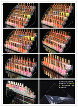 Acrylic transparent nail polish display rack essential oil smoke oil medicine bottle small dropper bottle cosmetic bottle containing shelf