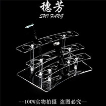 Acrylic Transparent Bright Light Flashlight Display Rack Outdoor headlights rack bike light exhibition stand