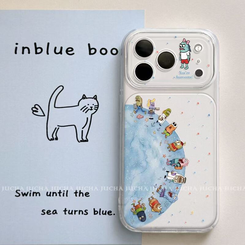 Ocean-Themed Phone Case Suitable for Apple 17 Pro Max, New Model for iPhone 15, Instantly Transforms into a Large Window Design, Anti-Drop Matte Transparent Case for iPhone 14 Pro, Silicone Case for iPhone 13, Cartoon Case for iPhone 12, 11, Xr Ocean-Themed Phone Case Suitable for Apple 17 Pro Max, New Model for iPhone 15, Instantly Transforms into a Large Window Design, Anti-Drop Matte Transparent Case for iPhone 14 Pro, Silicone Case for iPhone 13, Cartoon Case for iPhone 12, 11, Xr