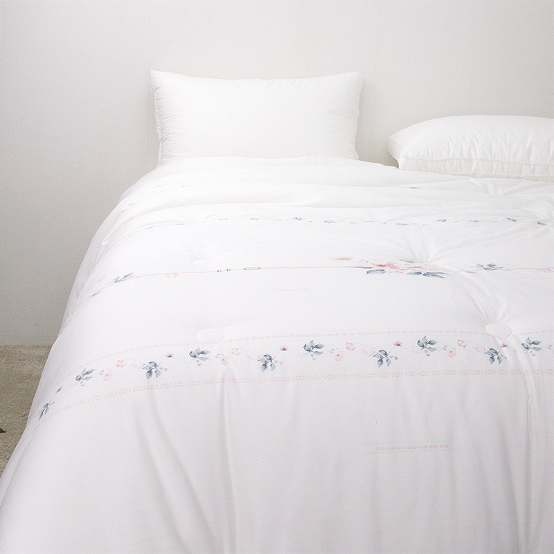 Tần Tian Habitat Hàng dệt thủ Bắc Âu Mỹ phong cách mục vụ công chúa Hàn Quốc bông denim ba mảnh ST9232 1.2 - Bộ đồ giường bốn mảnh chăn ga gối