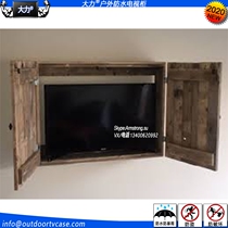 50 inch strong waterproof and anti-theft airport stadium industrial zone wall-mounted advertising machine display TV shell light box