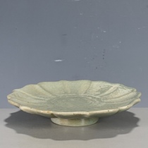 Antique porcelain supplies Song Ru porcelain calcified flower appreciation plate old kiln porcelain collection package old fidelity handed down collection