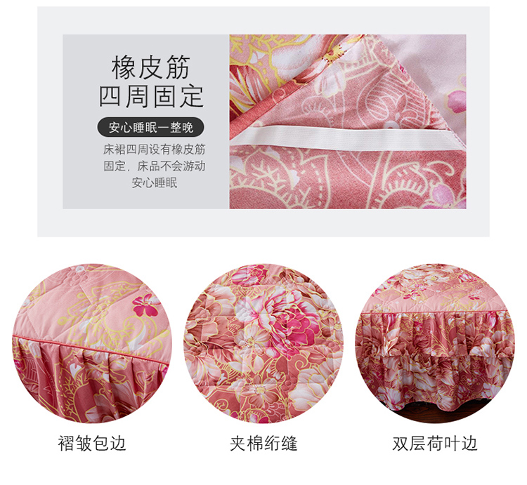 Cotton công chúa Hàn Quốc bộ đồ giường bằng vải bông phủ giường bộ drap giường 1m6