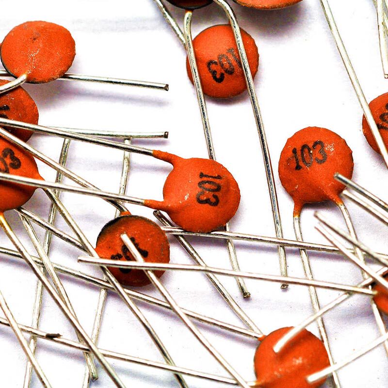 Porcelain Capacitor 103 0 01uF 10NF 50V Magnetic Porcelain Capacitor (100 pieces) = 2 yuan