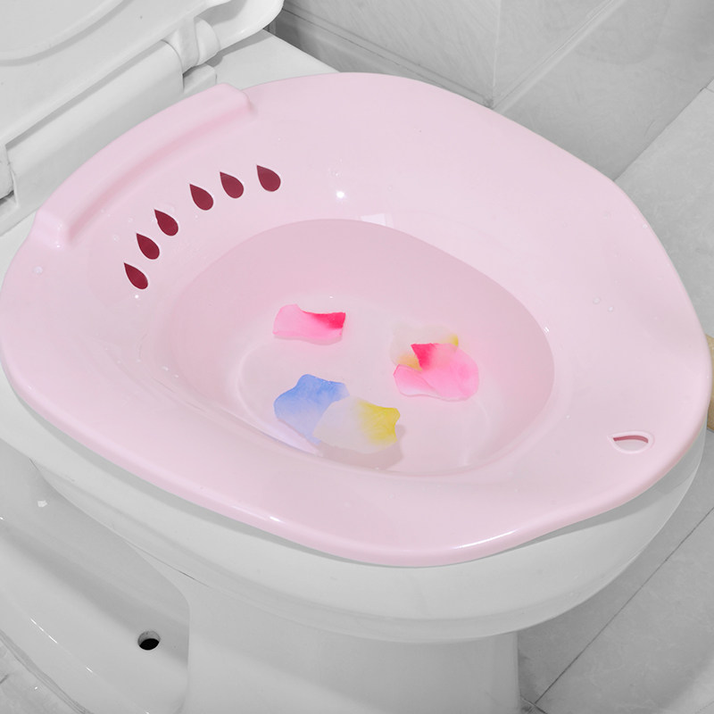 Squat-free bidet female private part gynecological fumigation wash pregnant women maternity confinement basin foldable male hemorrhoid toilet wash fart basin