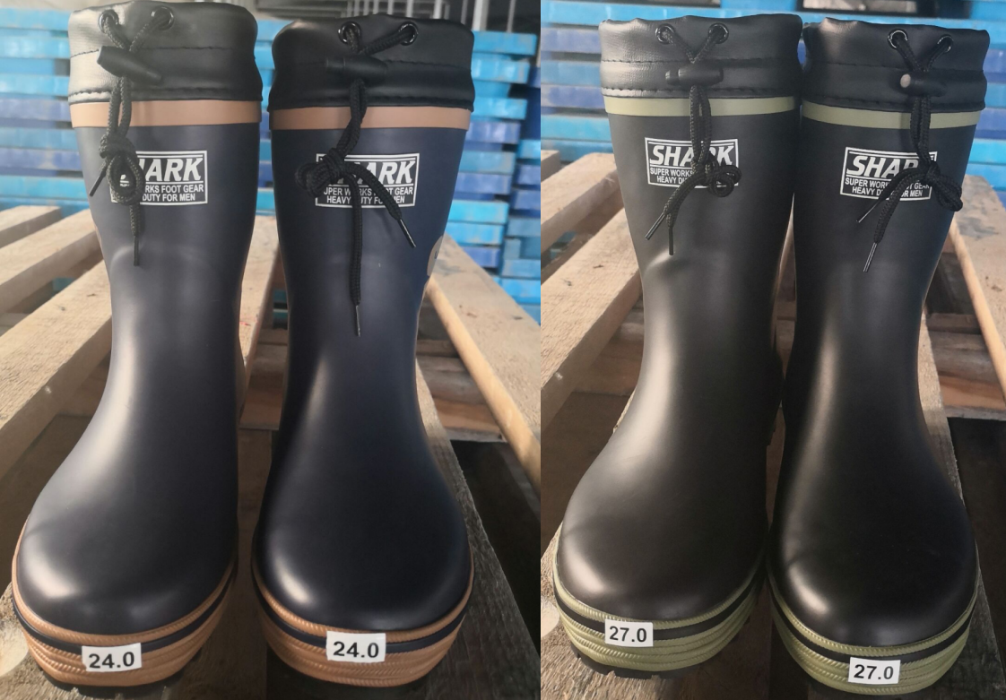 3000710 men's rubber cotton rain boots Japan's new follow-up