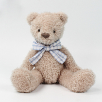 30cm Teddy baby bear toy New cute doll children gift appease doll brown bear with bow tie