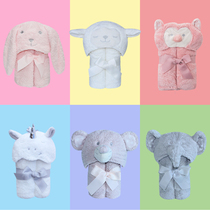 New cartoon animal cloak bath towel Super soft baby cover cover cute cloak