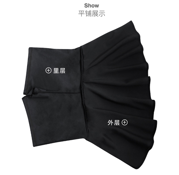 Quần thể thao nữ quần nhanh khô quần Quần vợt yoga tập yoga chống ánh sáng tập thể dục lót quần lót 2074 chân váy thể thao nữ