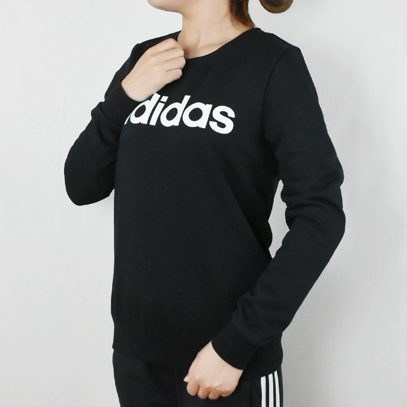 Áo len nữ Adidas 2019 xuân mới thể thao thoải mái thoải mái in áo thun thời trang DM4129