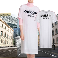 Adidas clover phụ nữ mùa xuân thời trang mới giản dị thoải mái ăn mặc thể thao thoải mái CZ8333 quần áo thể thao nữ đẹp