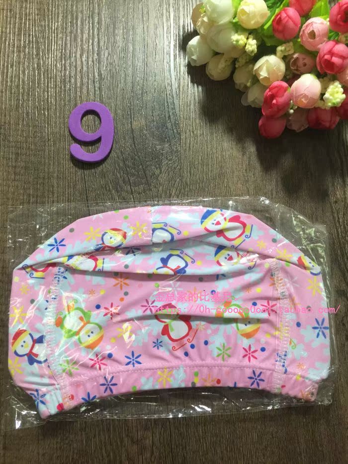 Bộ đồ bơi bikini có mũ bơi hoang dã retro điểm sóng hoa tương phản sọc màu punk 99 hoa loại 2 tùy chọn. - Mũ bơi 	mua mũ bơi rẻ	