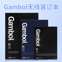 Japan KOKUYO Guoyu A4 B5 A5 Gambol wireless binding Rollover Notebook Notebook Shorthand book