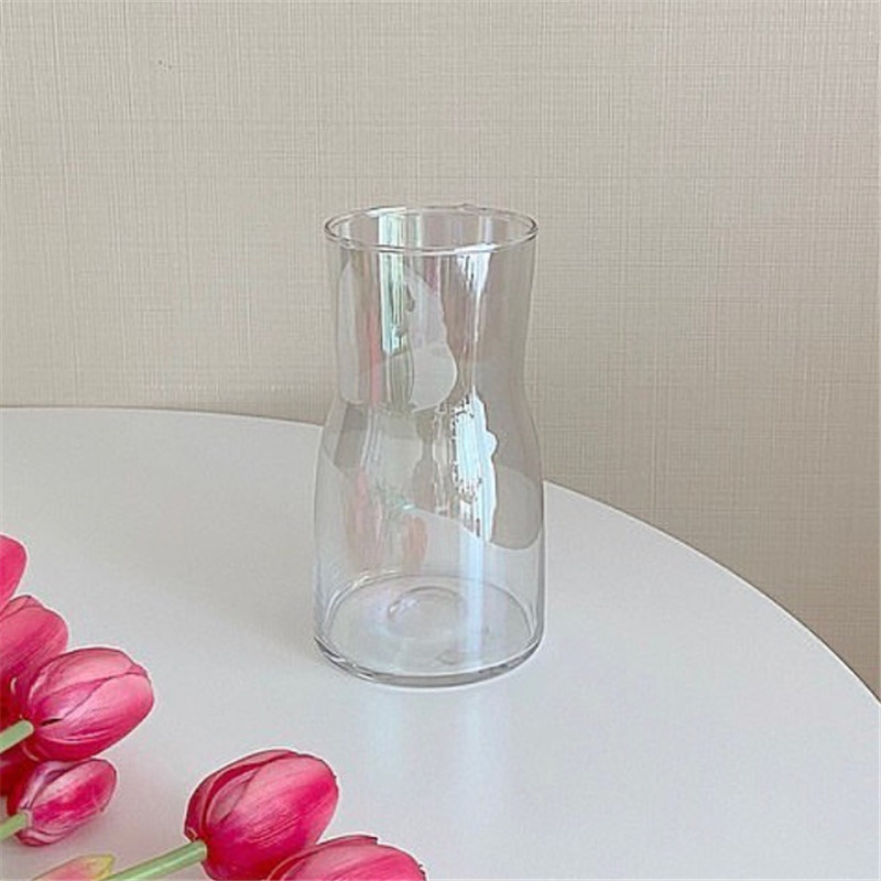 Корея Ins yu красота моделирование поддельный цветок цветок стекло ваза установите Надевать фон домой декоративный цветочная композиция украшение 