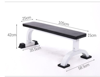 Multifunctional dumbbell stool Home fitness folding bench flat stool weightlifting barbell bed simple fitness chair
