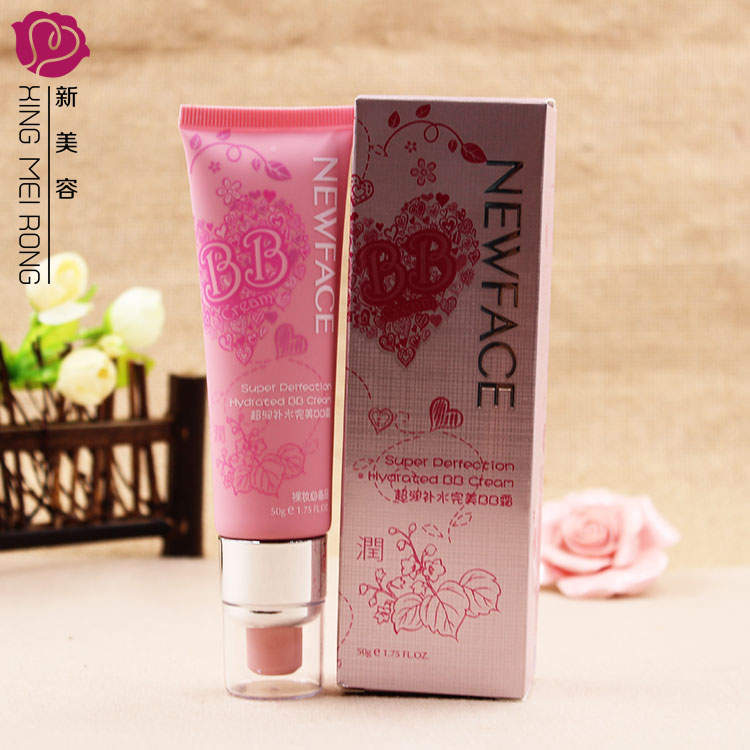 Đích thực khuôn mặt mới siêu dưỡng ẩm BB cream 50 gam nền tảng bị cô lập nude trang điểm kem che khuyết điểm bb cream làm sáng màu da