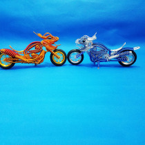 (Dragon motorcycle) aluminum craft stalls scenic spots small gifts to send students manual commemoration