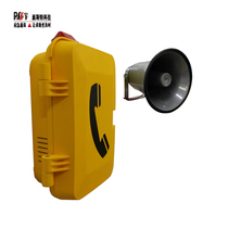 Pipe gallery Waterproof and moisture-proof fiber optic telephone tunnel Waterproof and dustproof PA broadcast IP network telephone factory price direct sales