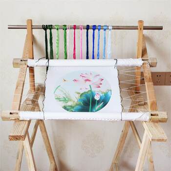 ຜູ້ຜະລິດລາຄາພິເສດໄມ້ແຂງ embroidery frame ຊຸດເຕັມຂອງ embroidery stretcher frame handmade su embroidery diy embroidery ເຄື່ອງມືທົ່ວໄປ
