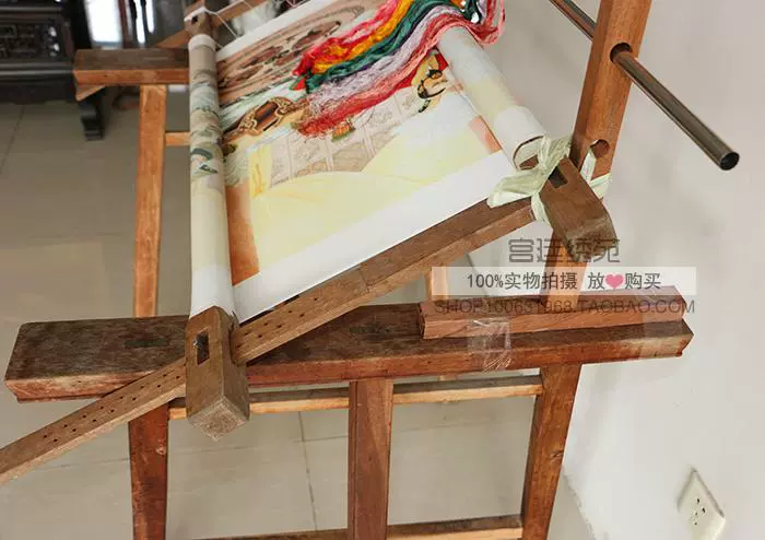 Tự thêu thêu công cụ mới bắt đầu bộ ba chân một cặp khung thêu - Bộ dụng cụ thêu