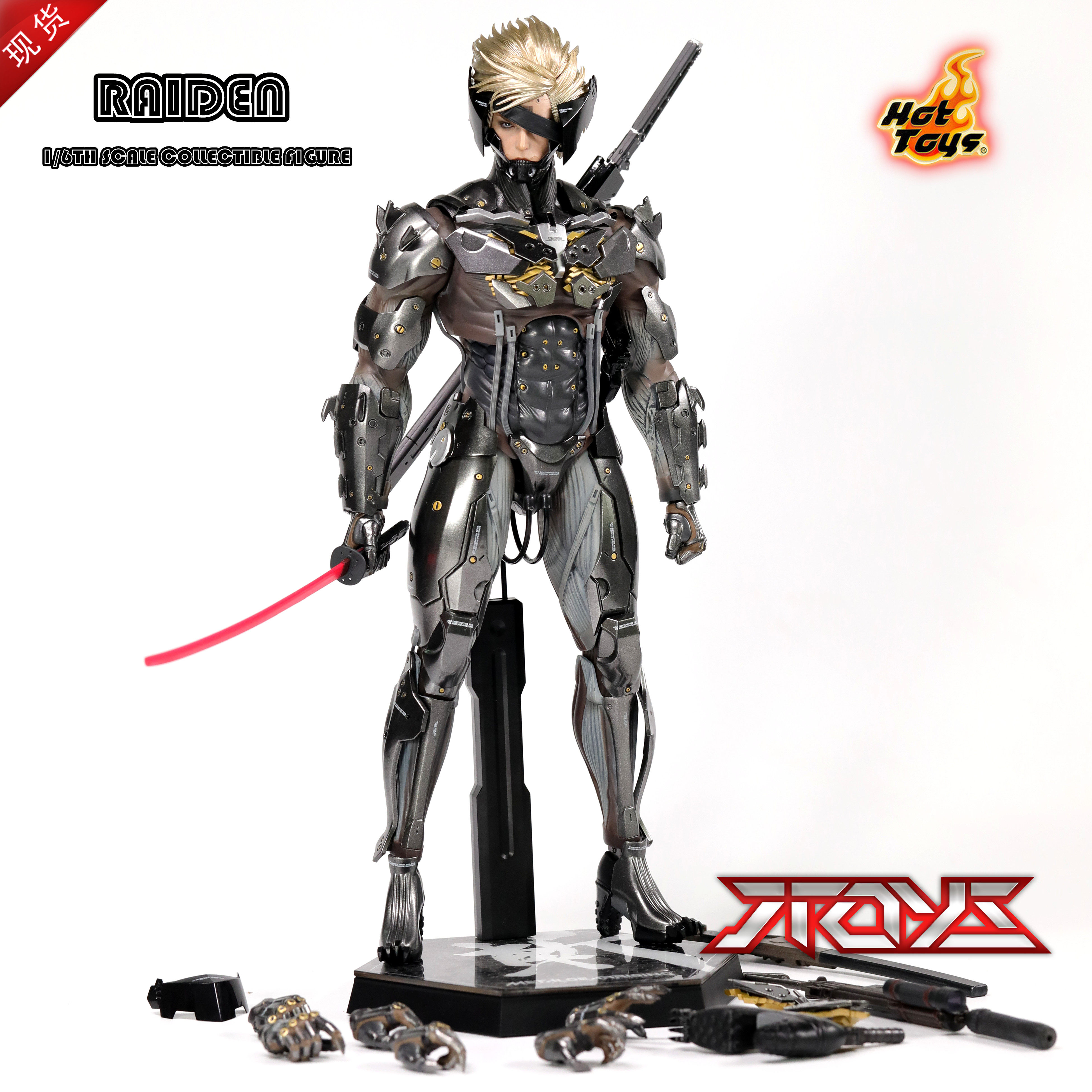 HotToys HT VGM17 1:6 Metal Gear Rising Revengeance White Raiden