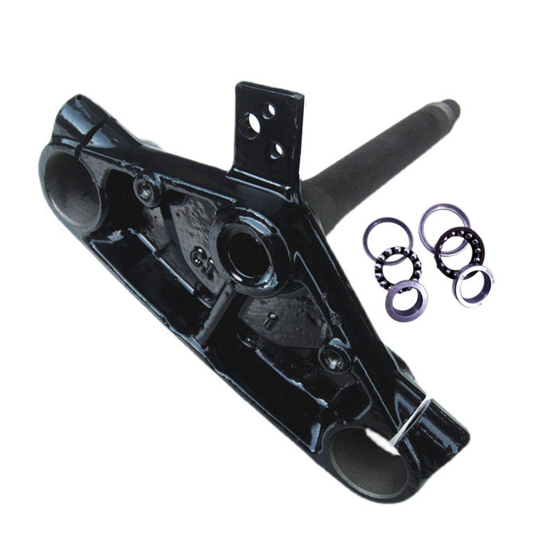 Applicable haute coul Suzuki please cool GZ150-A E locomotive direction column lower joint plate Samsung column bearing accessories