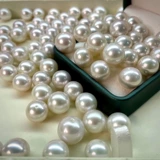 Натуральная белая подвеска из жемчуга ручной работы, кольцо, серьги