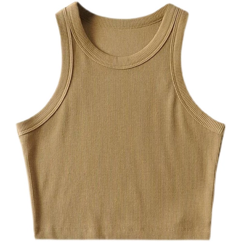 Сексуальный эластичный цветной летний бюстгальтер-топ, майка топ без рукавов, европейский стиль, облегающий крой, с лямками