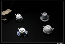 2020 four new pot sweet glaze Jingdezhen high temperature color glaze tea set small teapot Kuang foot bottom