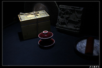 Gaiwan tea cup special gift box Ceramic purple sand tea set packaging storage box high-end bamboo satin not only sold