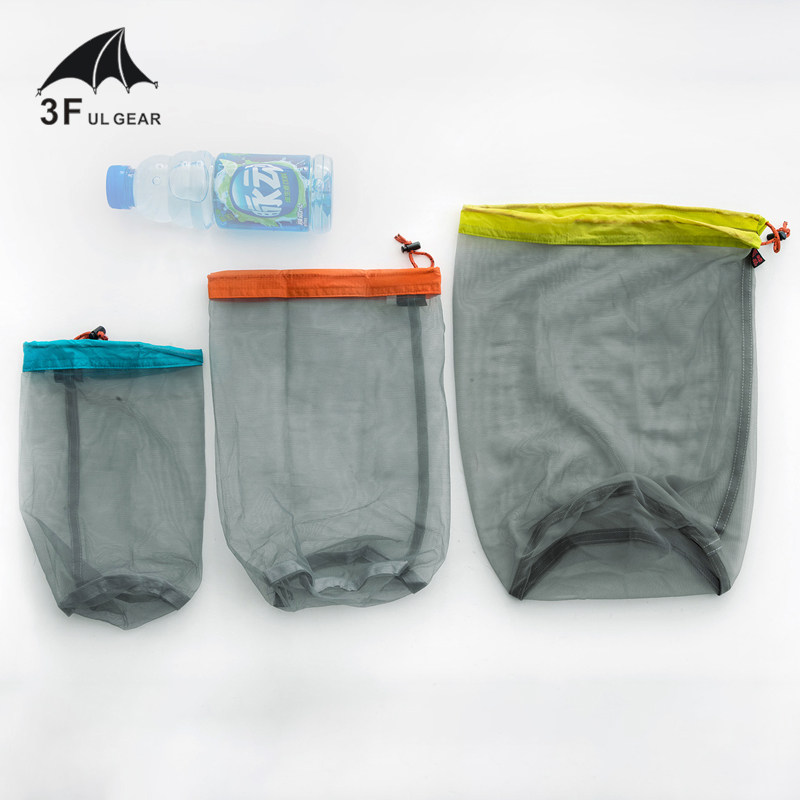 Sanfeng Outdoor Products Yarn mesh - gauze 15D ultra - light mesh bag Mesh bag to include clothes sneakers