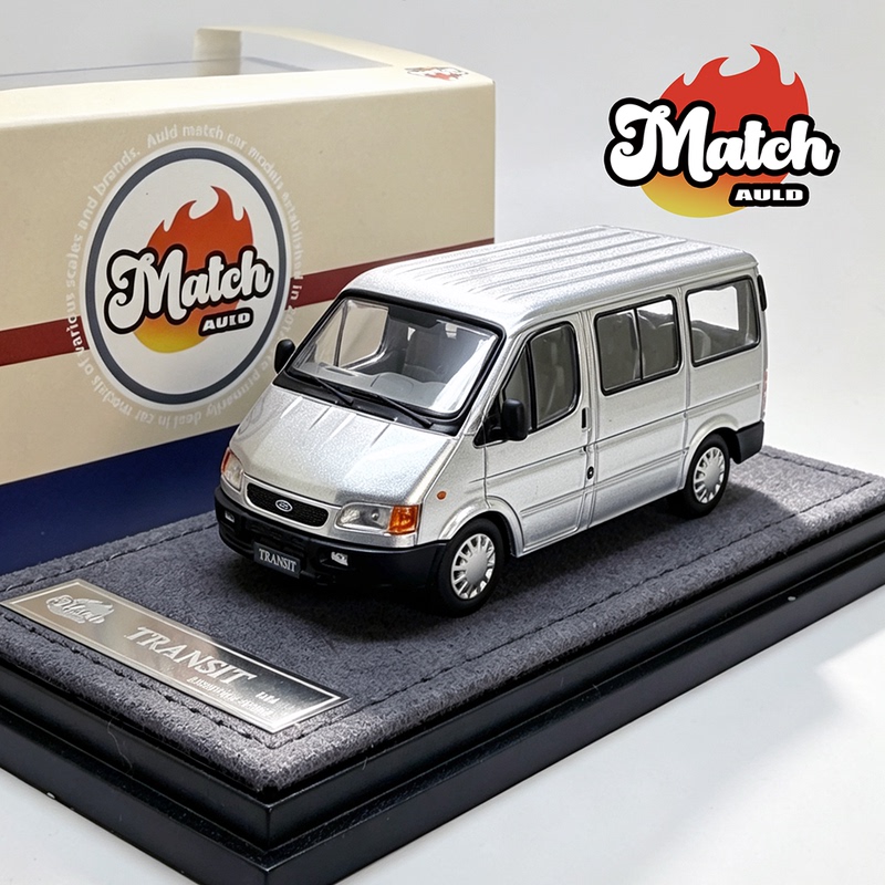Auld Match 1:64 Ford Transit Mk5 Passenger Version Silver