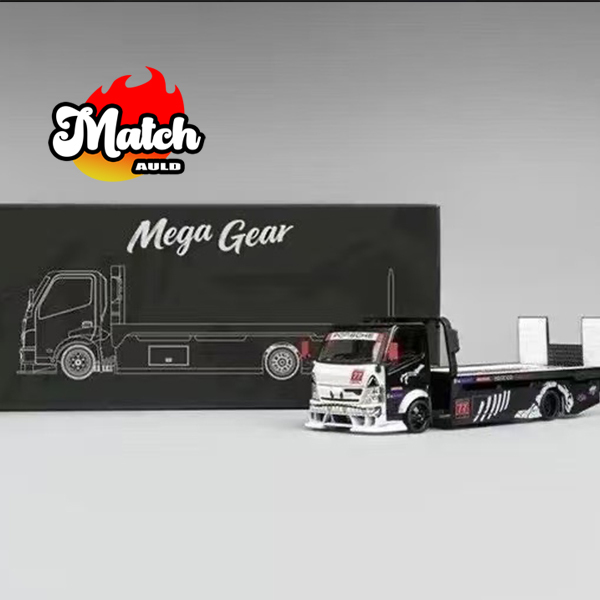 Mg 1:64 Hua Gu Long Flatbed Trailer Floor-Standing Alloy Car Model