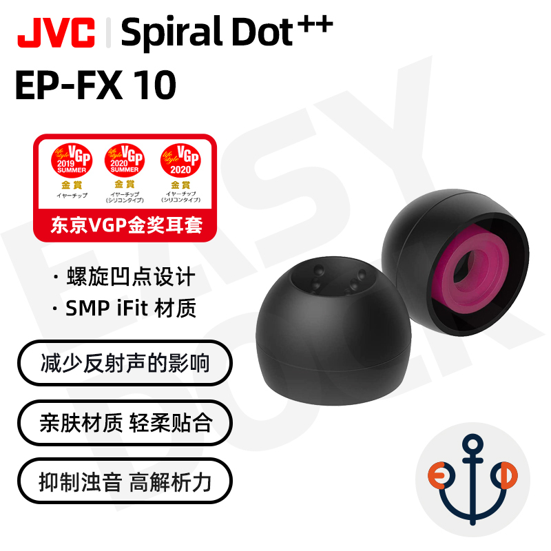 Jvc Spiral Ear Tips Fx10/Fx11 Az100 Xm5 Xm6 Ie900 Xelan Tu Dazhuang Earphone Earbud Tips
