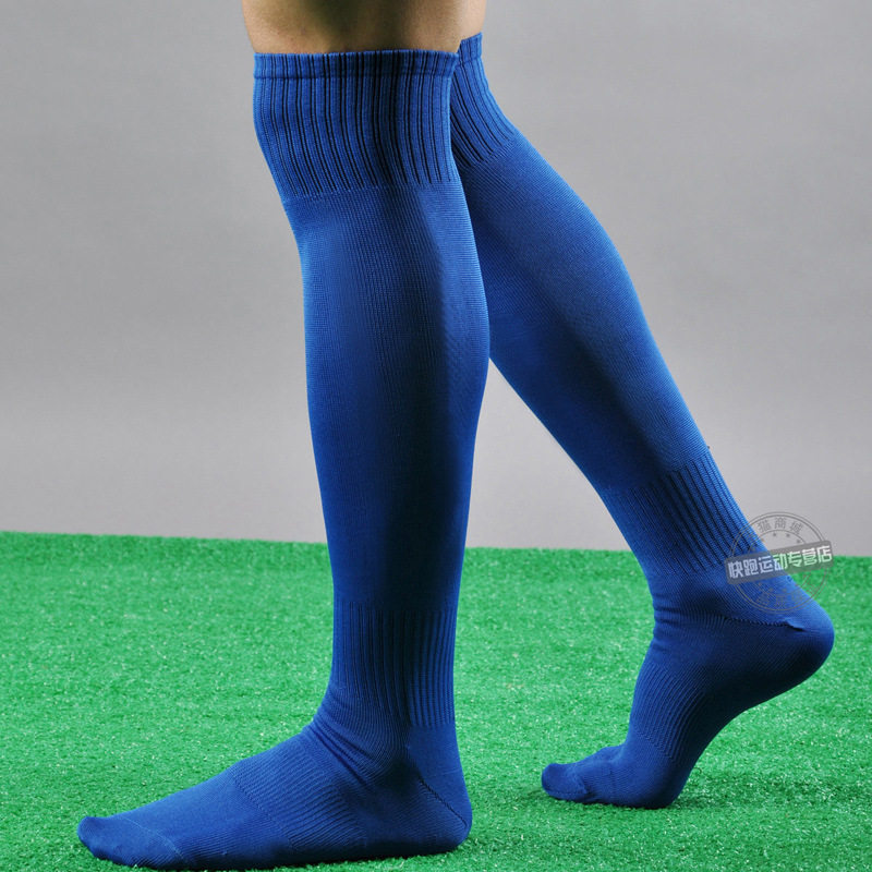 Football socks Long cylinder thin section Men's sports Sox jacquard breathable mesh Football Sox jacquard sports socks Foreign trade customized