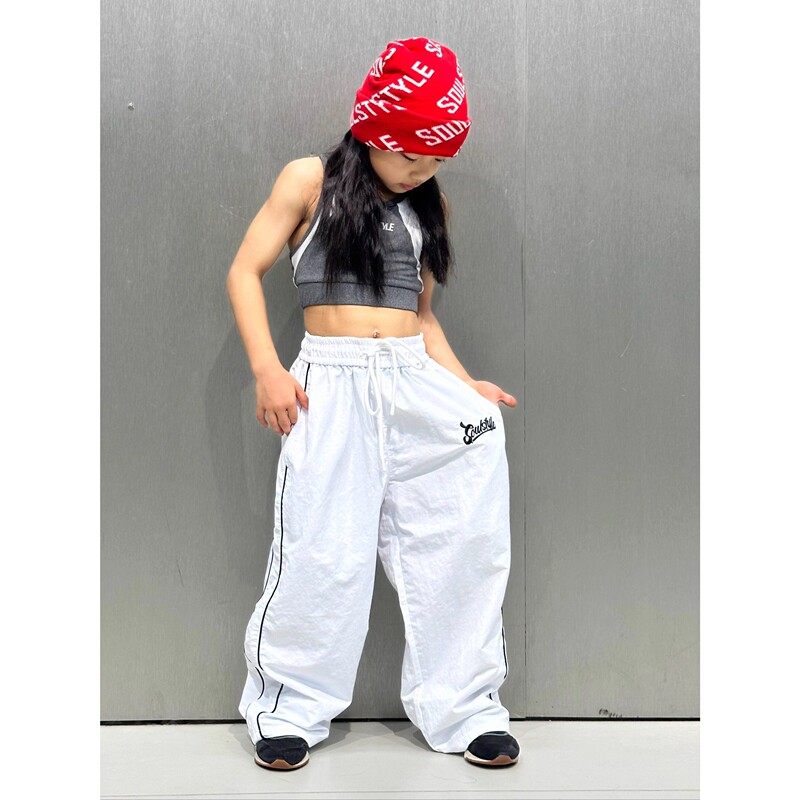Soustyle Retro Oldschool Hip-Hop Street Dance Loose Quick-Dry Pleated Sports Pants Bboy Pants