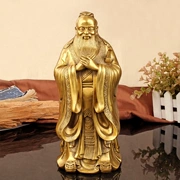 Khai trương đồng Khổng Tử như tượng Khổng Tử điêu khắc tượng Khổng Tử lỗ thánh đồ trang trí Wang học thuật phòng khách học tập