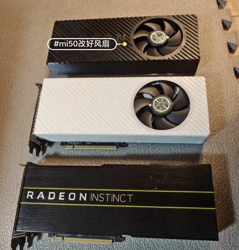 Mi50 Graphics Card 16g Thunderbolt 7 Radeon Vii Has Its Fan Fixed Mi50 Graphics Card 16g Thunderbolt 7 Radeon Vii Has Its Fan Fixed