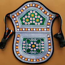 Old-fashioned baby Yunnan Guizhou sling carrier shoulder ethnic minority back fan baby four seasons embroidery embroidery Sichuan
