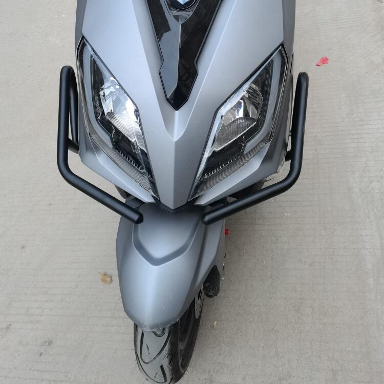 Light riding Suzuki UY125 Insurance lever UY125T front and rear protection lever anti-fall carbon steel black thickened retrofit accessories