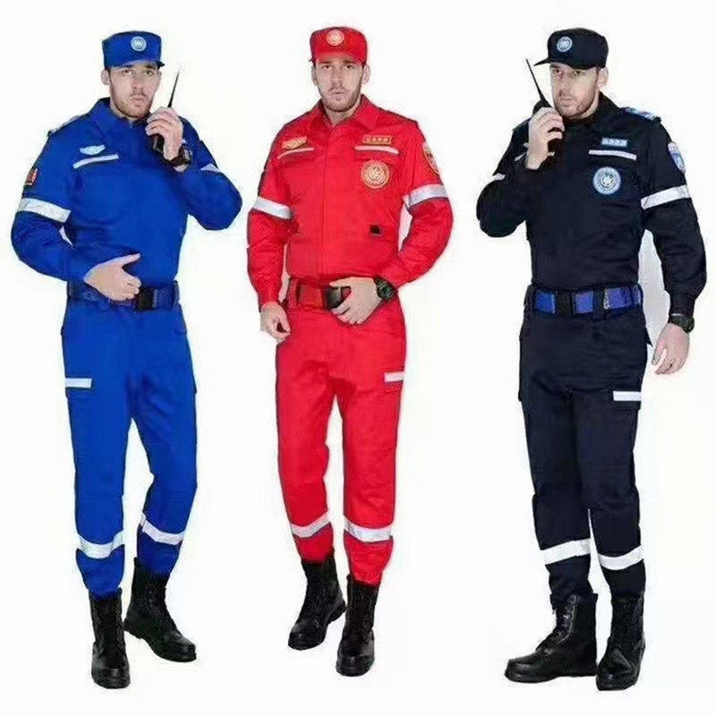 New emergency rescue service as a training suit fire service disaster-proof and anti-abrasion work clothes emergency search and rescue service 