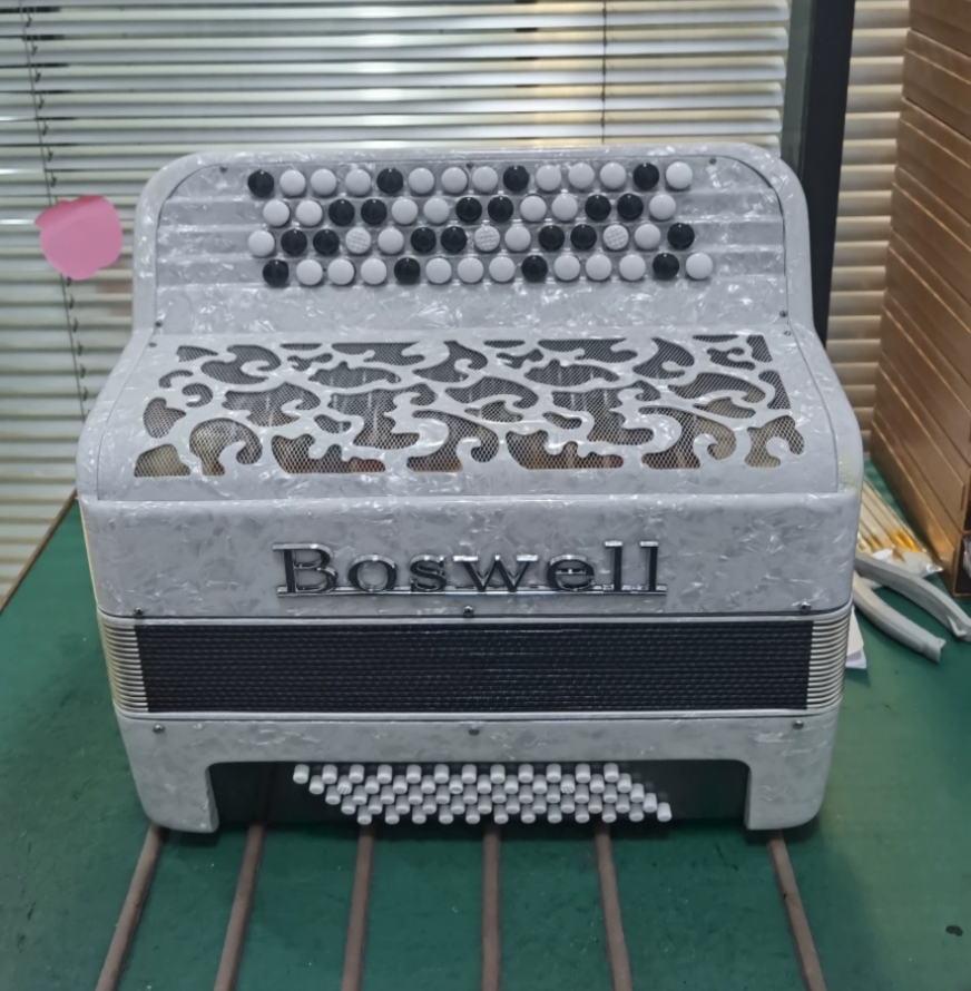 Original imported Boswell Boswell 60 bass 55 key bayan accordion key button accordion with good tone
