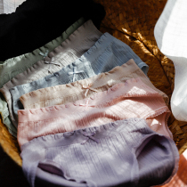 Under the boots lace underwear women spring and autumn cotton cotton crotch antibacterial middle waist seamless girl three dress