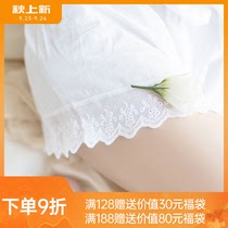 Under the boots thin bottom safety pants white underwear loose breathable anti-light Women summer cotton home shorts