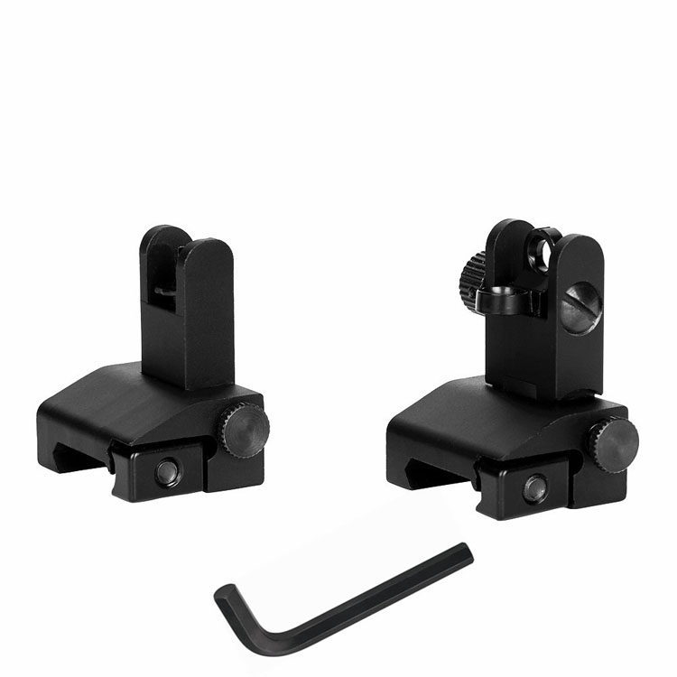 Xi Workshop] Troy metal mechanical folding sight 751 set SD modified sight with personality model accessories