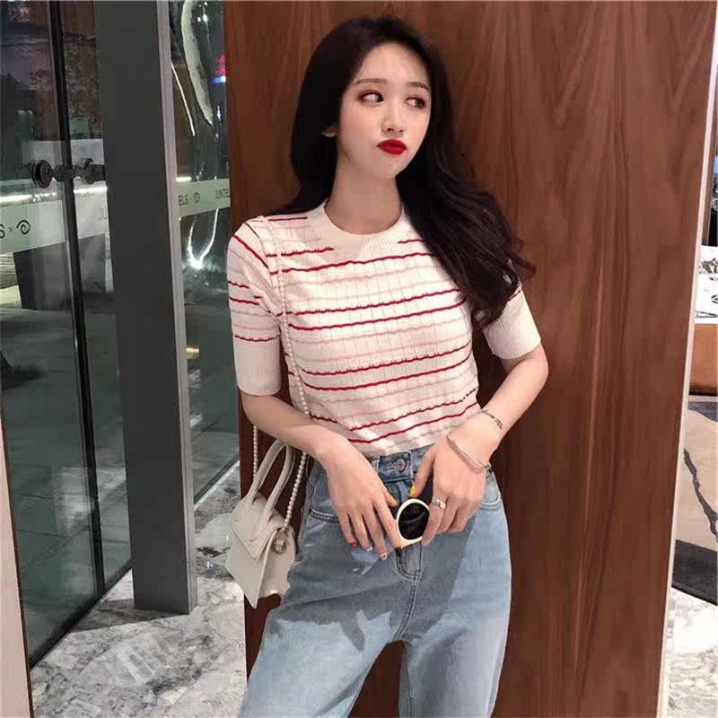 Sandro Vicari fashion casual suit women's western style top high waist jeans age-reducing two-piece trend