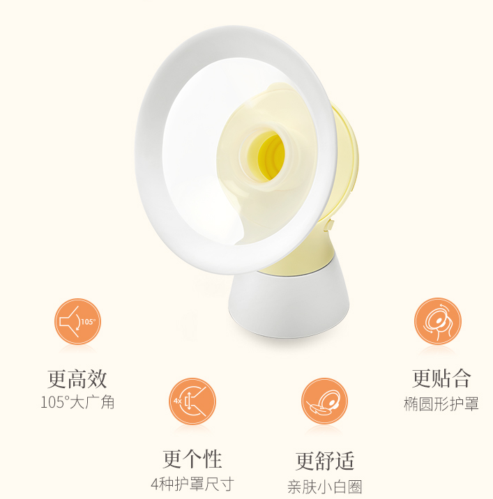 medelamedela Multi-selection breast shield horn mouth 21 24 27 30 36mm breast pump accessories