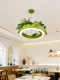 Simple Light Green Pendant Lamp for Guesthouses, Flower Shops, Leisure Areas, Shops, Living Rooms, Coffee Shops, Western Restaurants, and Pastoral Style Decorative Lighting
