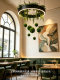 Forest-Style Plant Pendant Lights for Leisure Areas, Restaurants, Banquet Halls, Hotel Lobbies, Green Plant Landscaping, and Lobby Decorative Lighting Fixtures